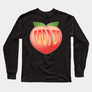 WIDE PEACH Long Sleeve T-Shirt